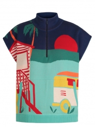 Brezrokavnik mornarsko modra